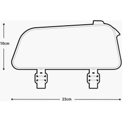Evoc Top Tube Pack WP 1 - Black - Image 4