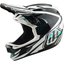 TLD D4 Polyacrylite Helmet, The Line Charcoal / White