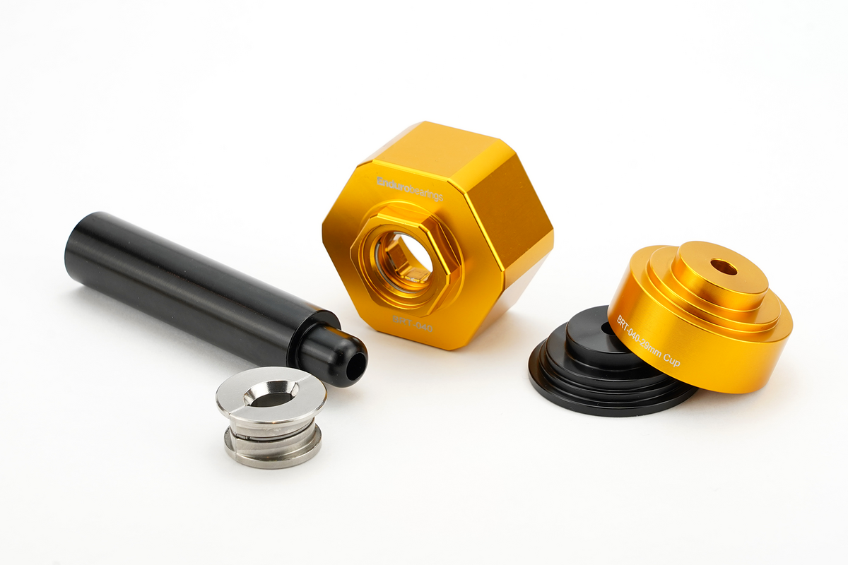 Enduro Bearings Toolkit for use with BRT-060 and BRT-050 bearing presses. - BRT-040-24mm