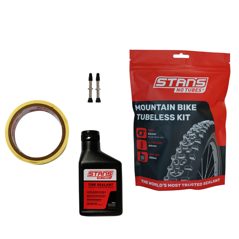 Stan′s Tubeless Kit, Mtn, 25 Tape, 44 Valve