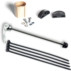 Old Man Mountain Front Fit Kit: Road or Mtn Front 5mm QR Kit 9x100 hub