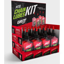 Gritt Countertop Dealer Kit MTB Chain Lubes 4x4