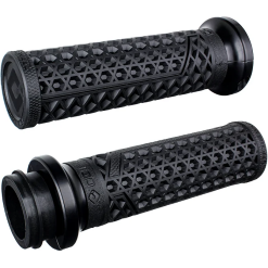Odi Vans V-Twin lock-on grips, Throttle-By-Wire   Black