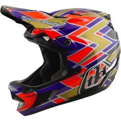 TLD D4 Carbon Helmet, Flush Violet