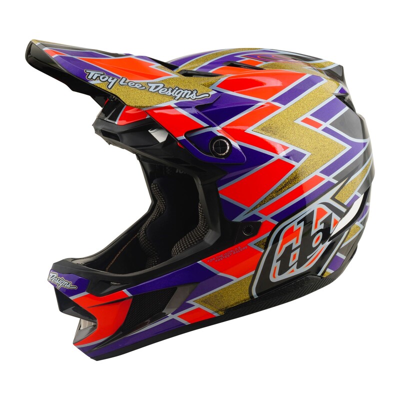 TLD D4 Carbon Helmet, Flush Violet