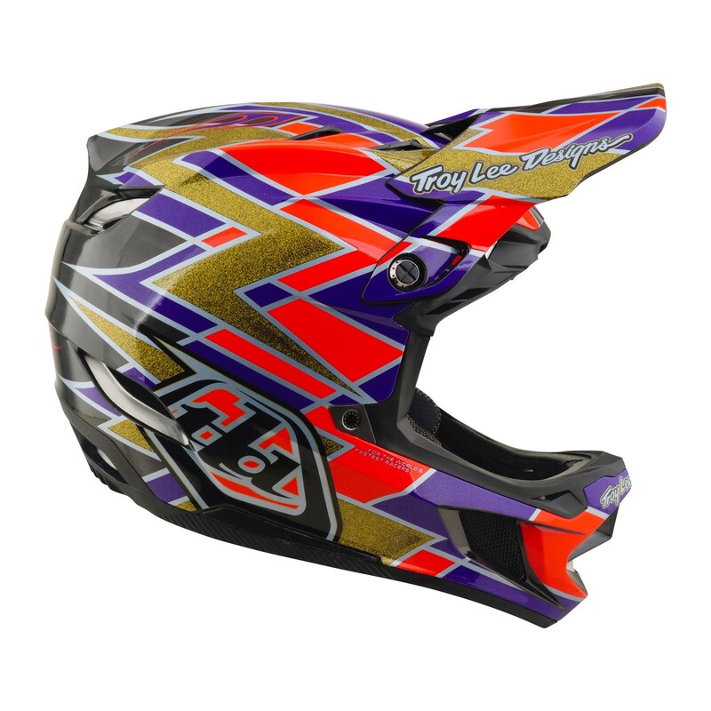 TLD D4 Carbon Helmet, Flush Violet - Image 6
