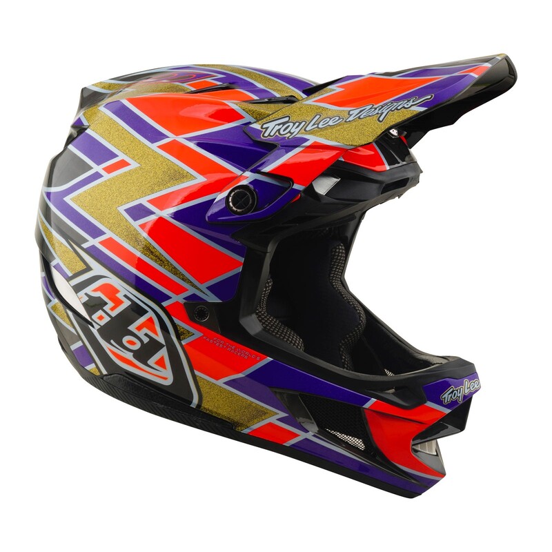 TLD D4 Carbon Helmet, Flush Violet - Image 7