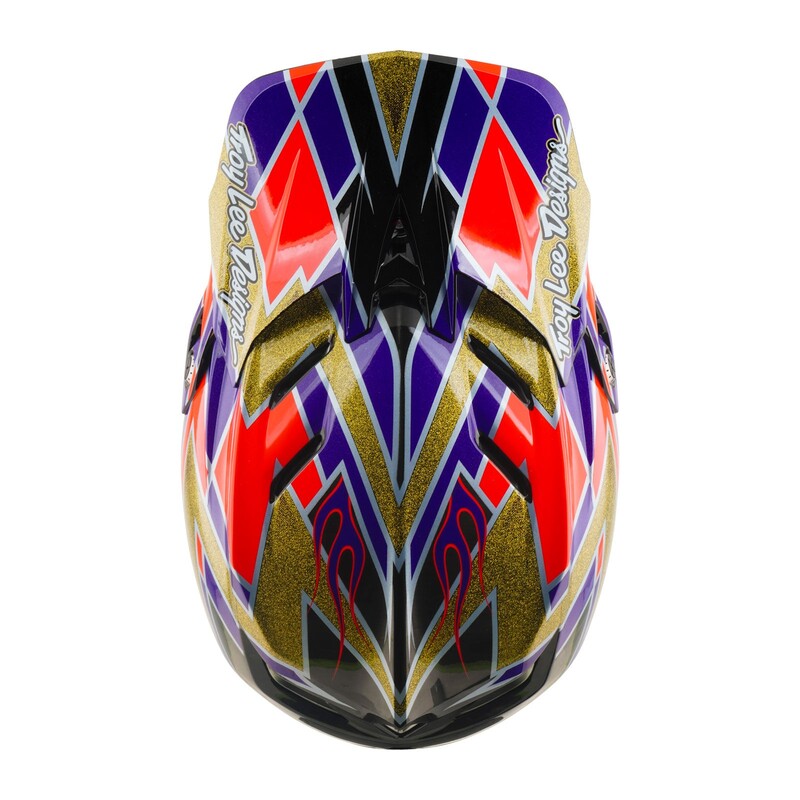TLD D4 Carbon Helmet, Flush Violet - Image 8
