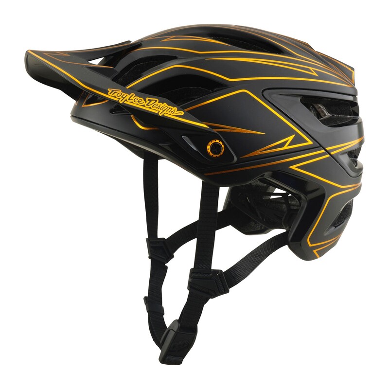 TLD A3 Helmet W/Mips Pinstripe Black