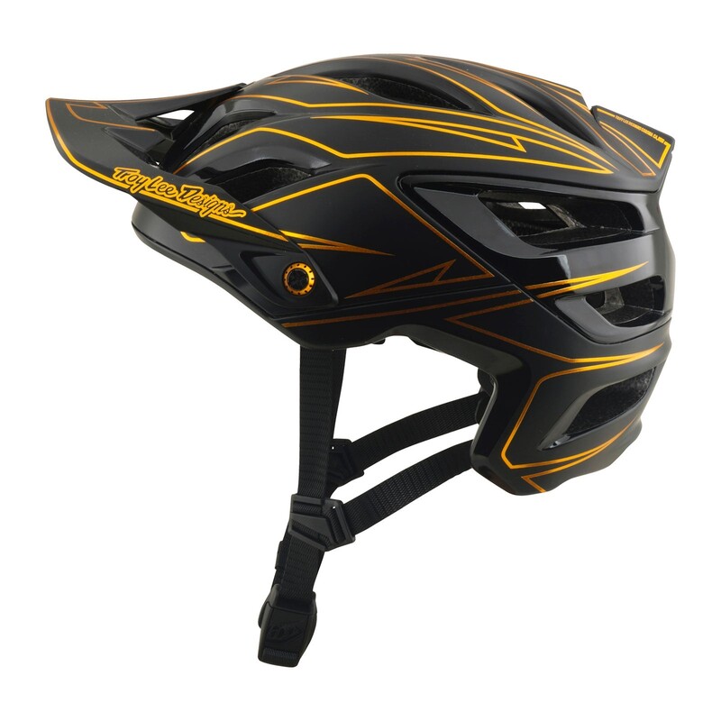 TLD A3 Helmet W/Mips Pinstripe Black - Image 2