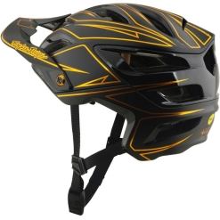 TLD A3 Helmet W/Mips Pinstripe Black - Image 3