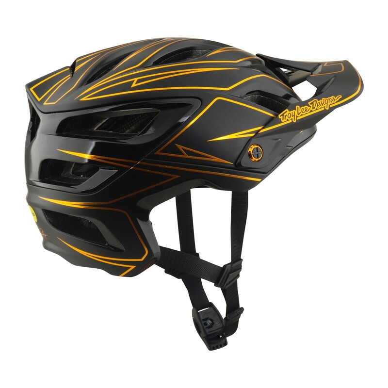 TLD A3 Helmet W/Mips Pinstripe Black - Image 5