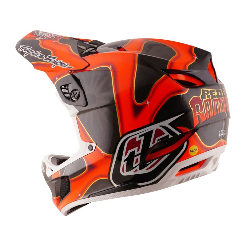 TLD Red Bull Rampage D4 Carbon Helmet, Dreamland Black - Image 3