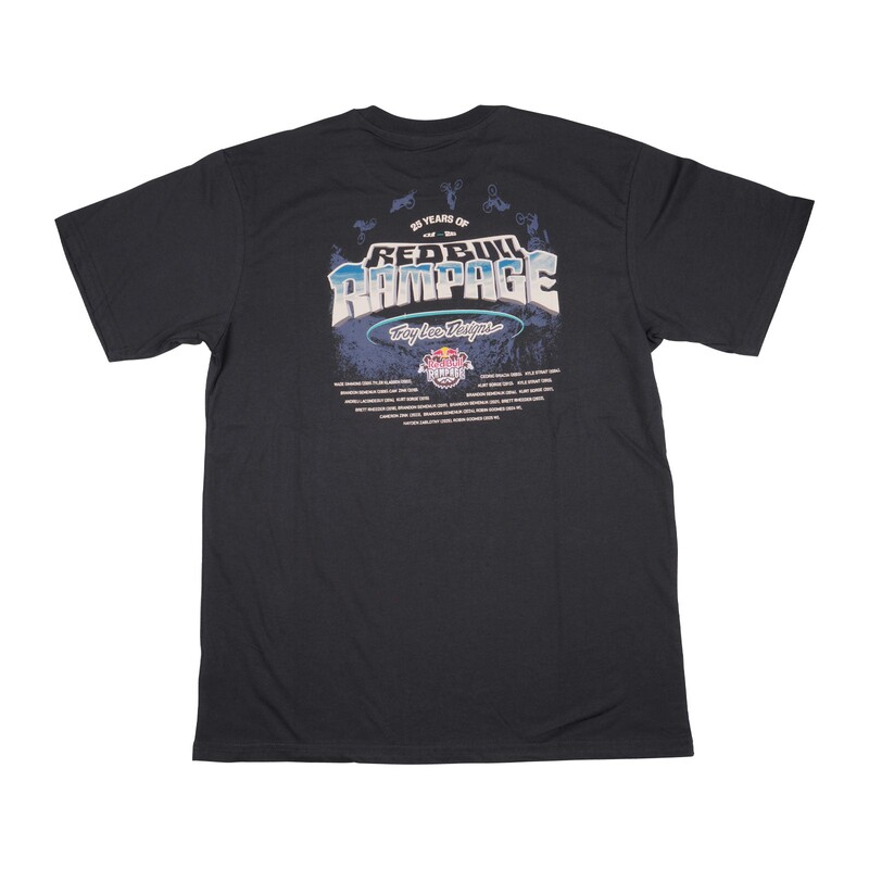 TLD Red Bull Rampage Short Sleeve Tee Canyon Gap Carbon - Image 2