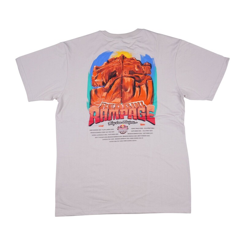 TLD Red Bull Rampage Short Sleeve Tee Dreamland Bone - Image 2