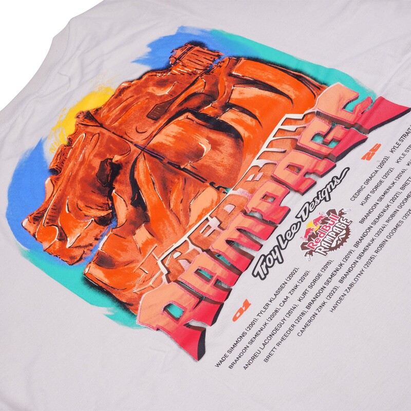 TLD Red Bull Rampage Short Sleeve Tee Dreamland Bone - Image 5
