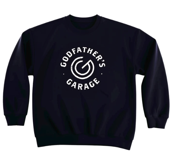 Godfather′s Garage Crewneck sweatshirt