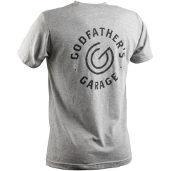 Godfather′s Garage Short Sleeve T-Shirt, Gray - Image 2